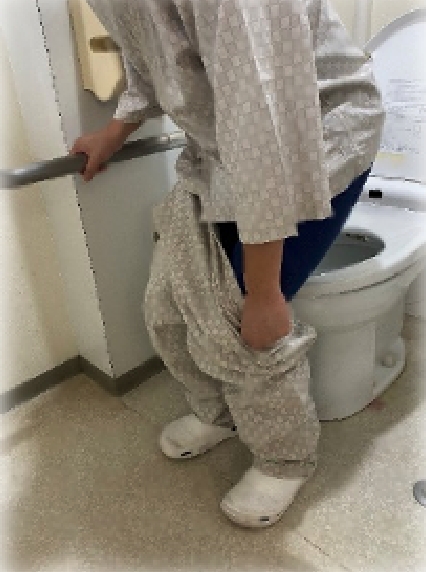 トイレ動作訓練